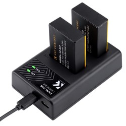 K&F Concept LP-E17 Battery Pack - 2 Batteries + Dual Charger K&F Concept LP-E17 Battery Pack - 2 Batteries + Dual Charger